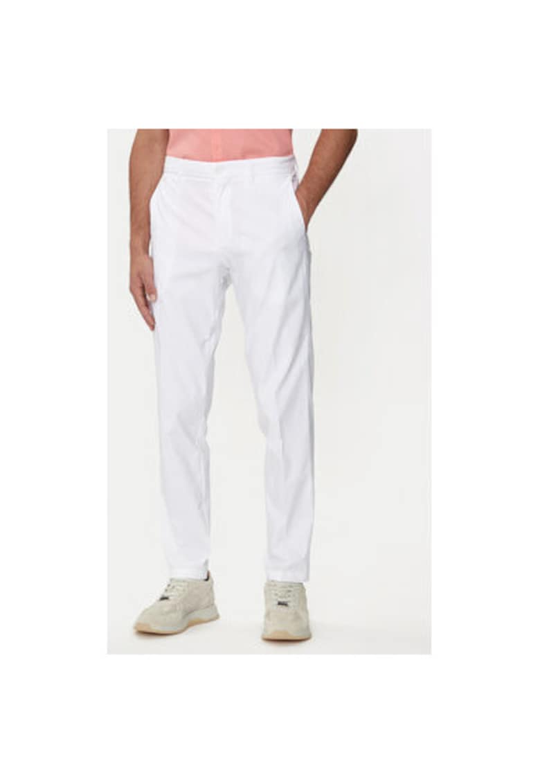 Мъжки панталон - 303675288 - Полиестер - Бял - Бял BOSS