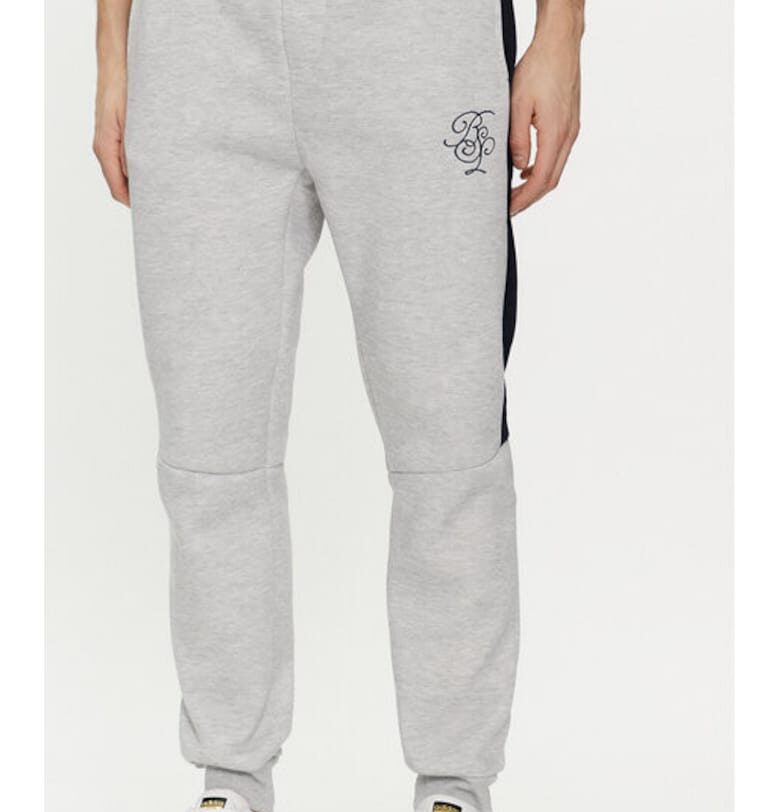 Мъжки панталон -  303975821 - Полиестер/Памук - Сив - Сив BRAVE SOUL