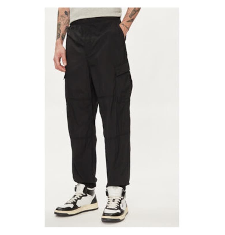 Мъжки панталон -  304143960 - Найлон - Черен - Черен GAP