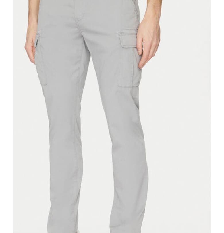 Мъжки панталон -  305102263 - Памук - Сив - Сив Napapijri