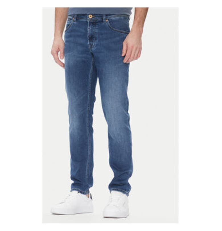 Мъжки панталон  3108D 76671C - Памук/Лиосел - Син Bugatti