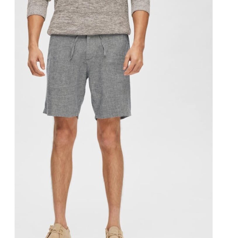 Мъжки панталон -  42982 - Памук - Сив Selected Homme