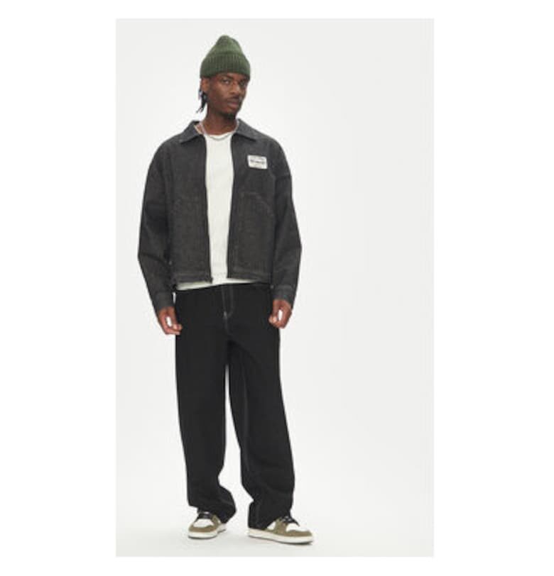 Мъжки панталон  ADYDP03079 - памук - тъмносин - Тъмносин DC