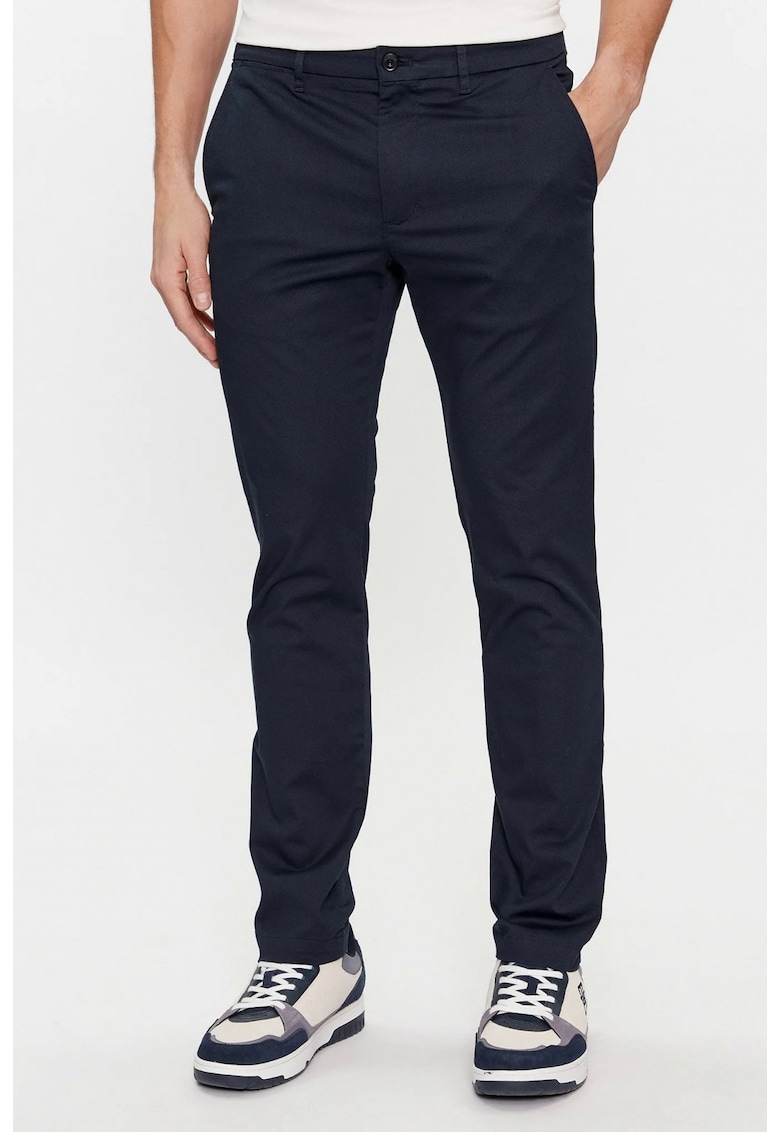 Мъжки панталон Chino Bleecker Printed Structure MW0MW28642 - Тъмносин Tommy Hilfiger