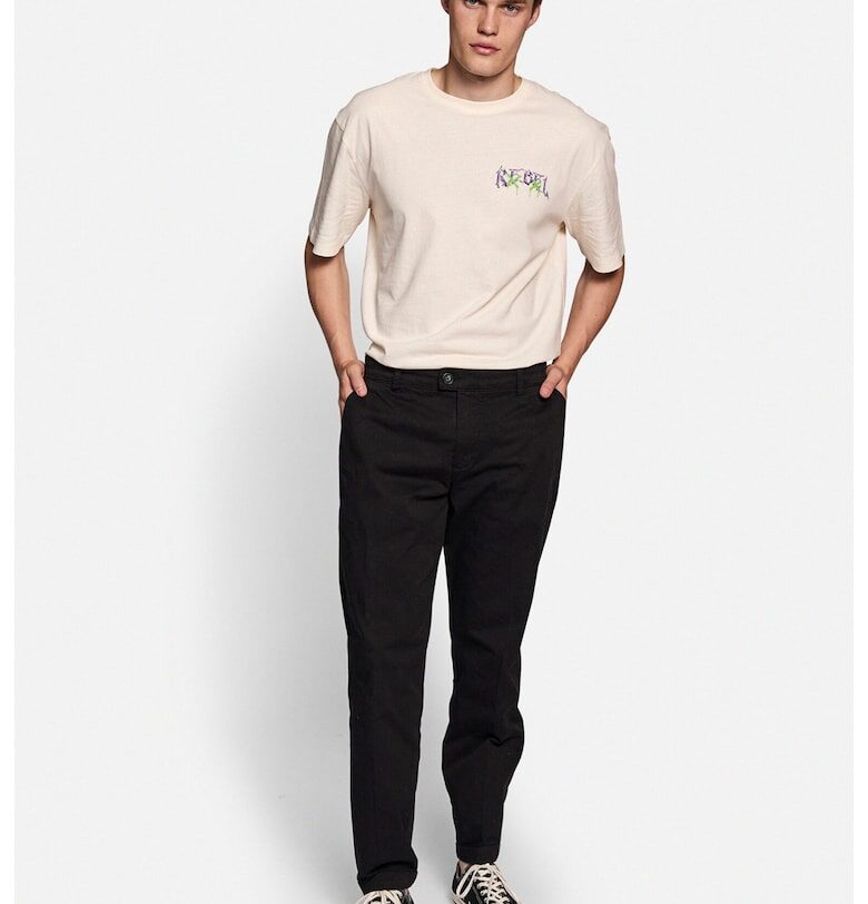 Мъжки панталон - Cotton - черен Redefined Rebel