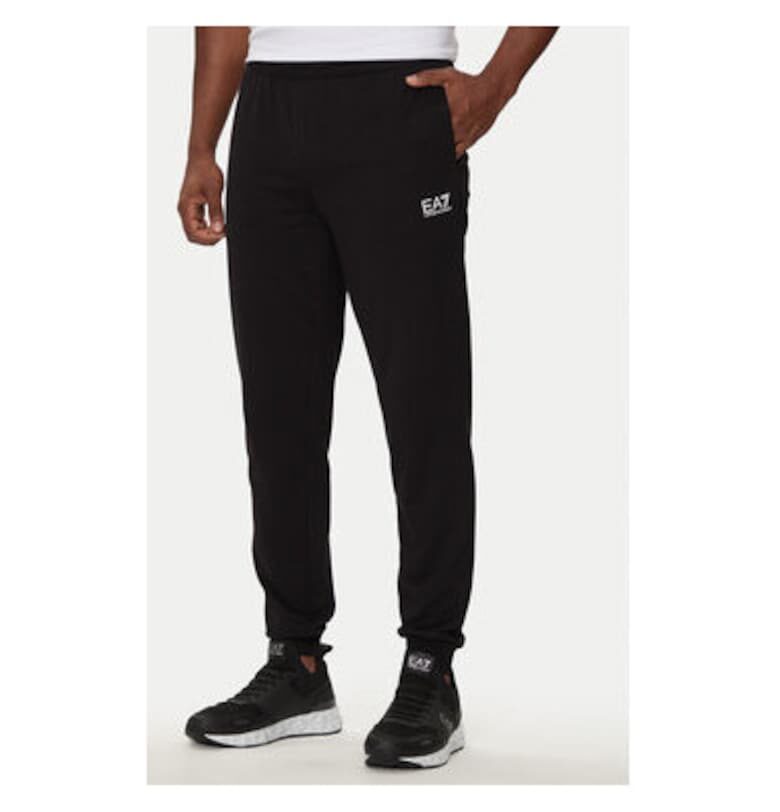 Мъжки панталон - Emporio Armani  304286568 - Памук - 64999 - Черен EA7