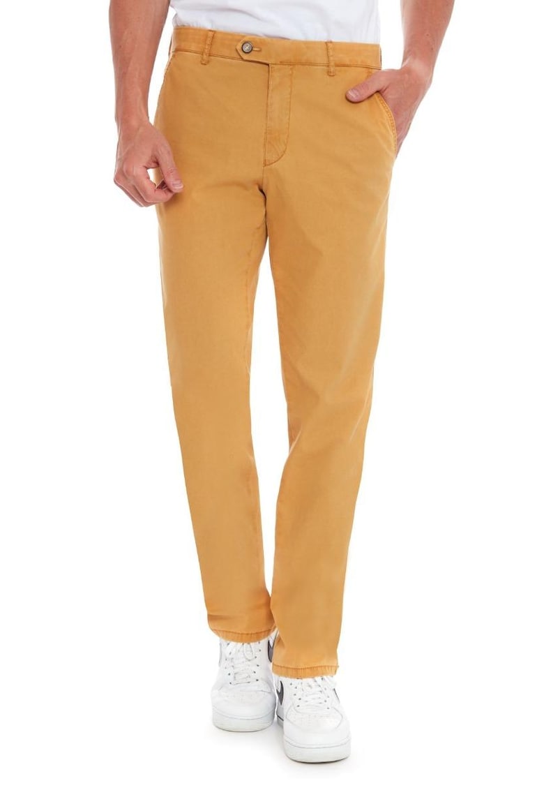 Мъжки панталон - Eton 5525 - цвят горчица - Жълт W Wegener