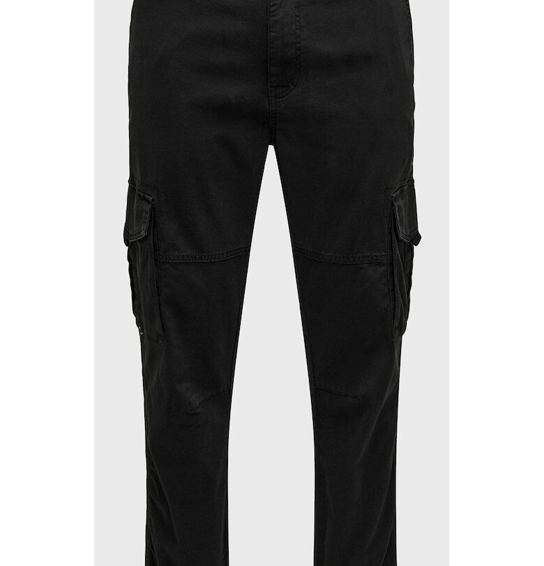 Мъжки панталон  Sons - 22025431 - Памук/Памук - Черен Only