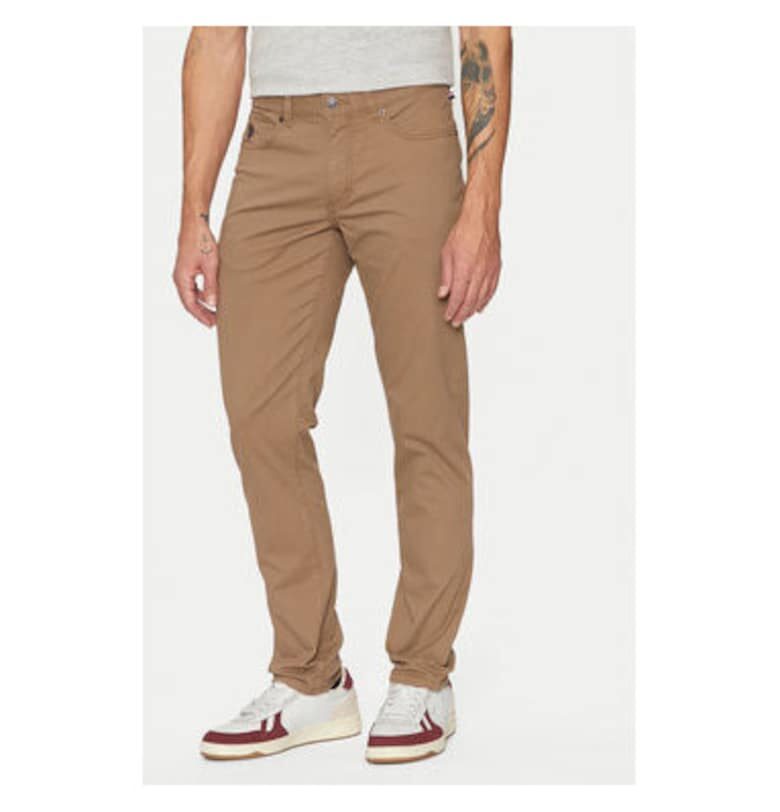 Мъжки панталон - US Polo Assn. - 304797750 - Памук - Бежов - Бежов US Polo Assn