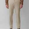 Мъжки панталон за костюм с фин десен и кройка Regular Fit - Светлокафяв sOliver BLACK LABEL