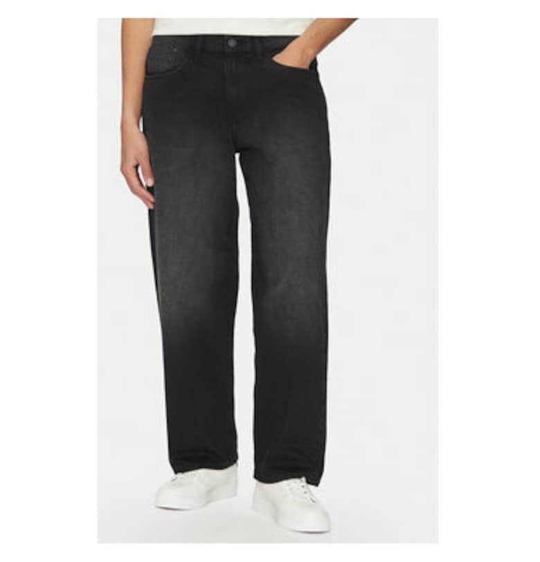 Мъжки панталон от смесена материя - 20718404 - памук/еластан - черен - Черен BLEND