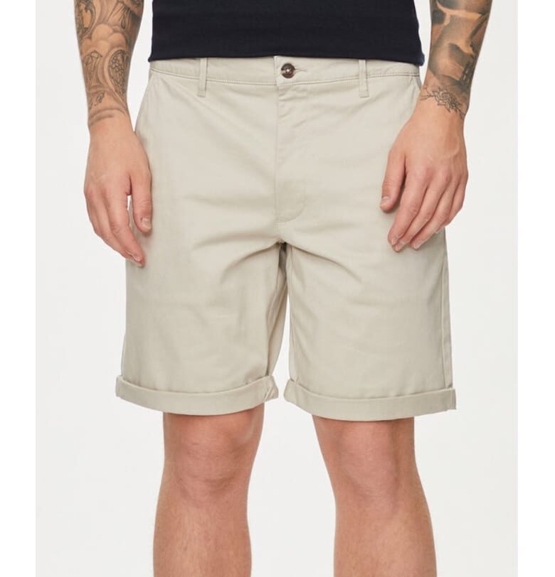 Мъжки панталон - плътен - 28959 - памук - M INTL - сив Solid