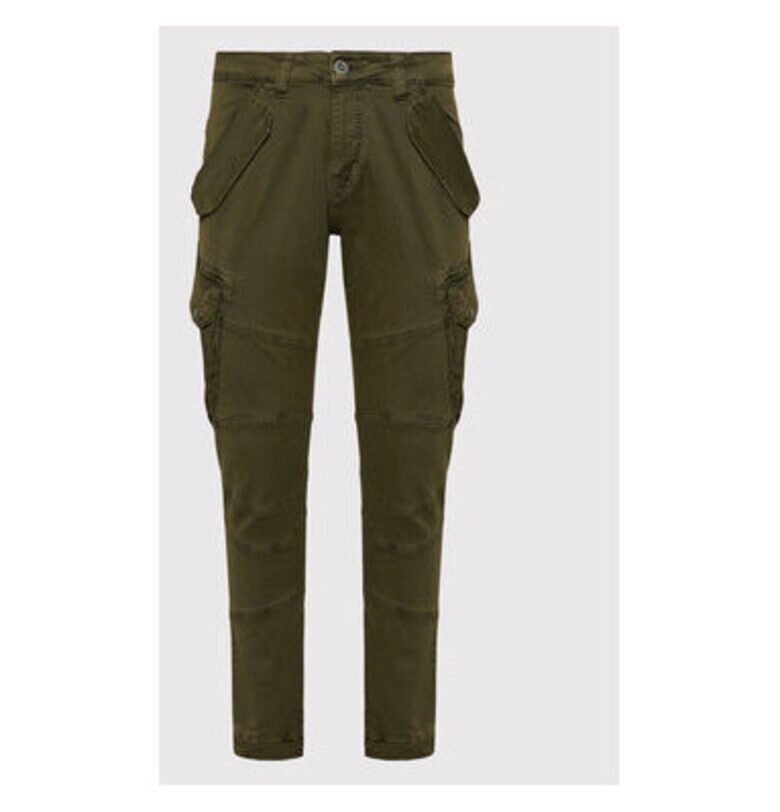 Мъжки панталони -  207377110 - Памук - 165421 - Зелен ALPHA INDUSTRIES