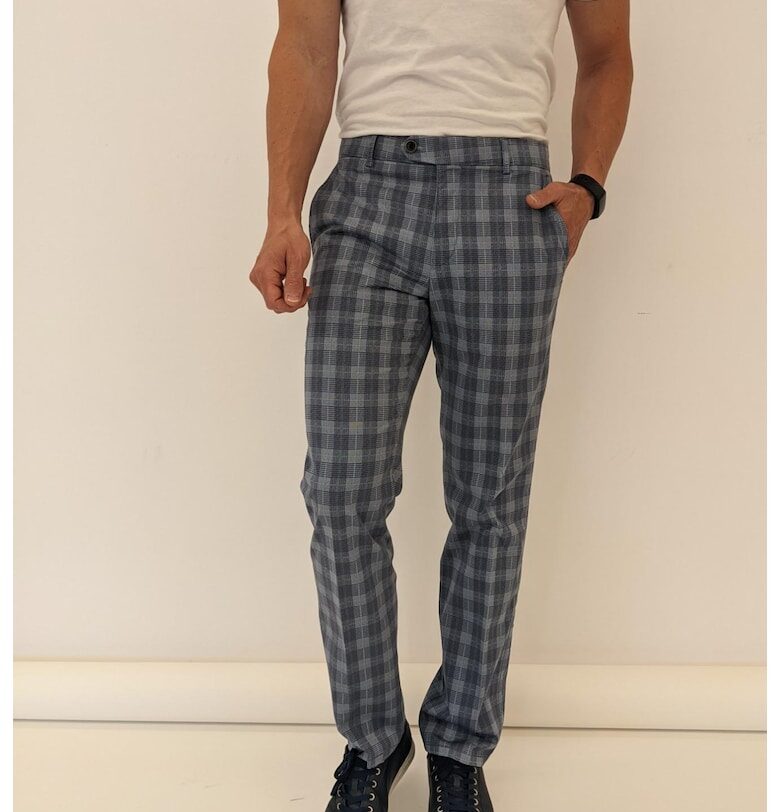 Мъжки панталони  Eton 5516 сини - Син W Wegener