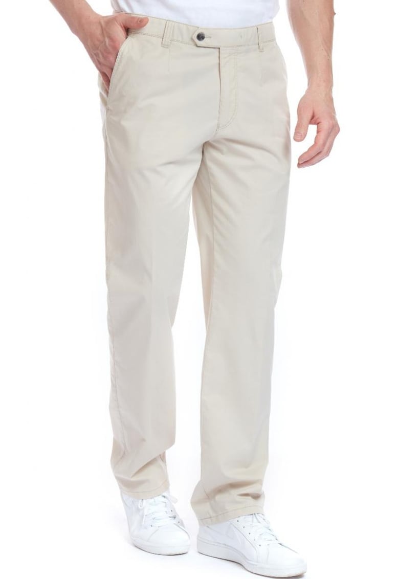 Мъжки панталони - Monza 5401 - Бежов Meyer