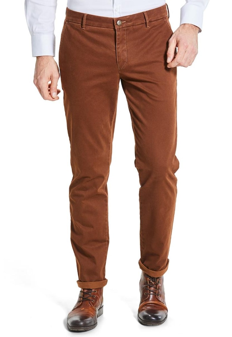 Мъжки панталони - Ventus 6647 - тухленочервен - Кафяв W Wegener