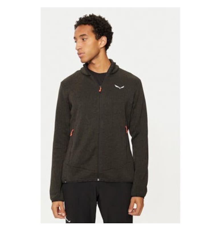 Мъжки полар -  303933777 - Полиестер - Черен - Черен SALEWA