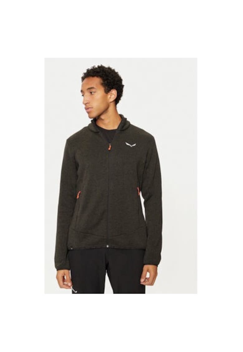 Мъжки полар - 303933777 - Полиестер - Черен SALEWA