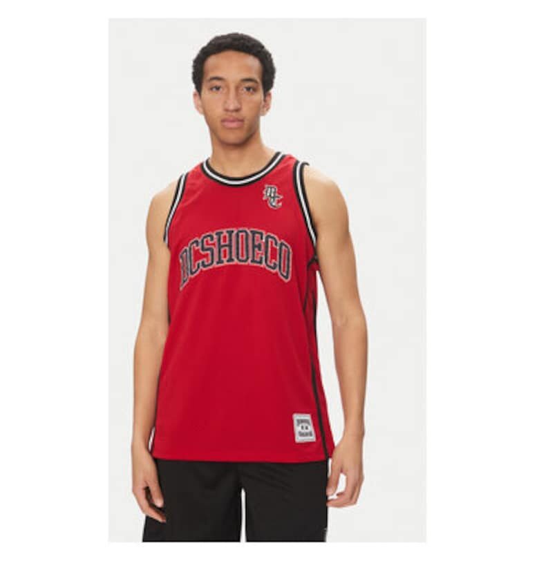 Мъжки потник  ADYKT03257 - Полиестер - Червен - Червен DC