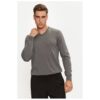 Мъжки пуловер -  304236556 - Вълнен - Сив - Сив BOSS