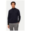 Мъжки пуловер -  304240768 - Вълнен - Син - Син BOSS