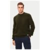 Мъжки пуловер -  304464713 - Акрил/Вълна Алпака - Зелен - Зелен Mustang