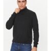 Мъжки пуловер -  85661 - памук - черен - Черен Wrangler