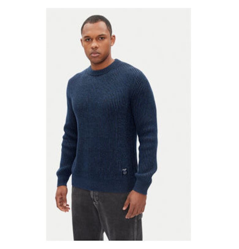 Мъжки пуловер  PM702496 - Памук/Акрил - Син - Син Pepe Jeans