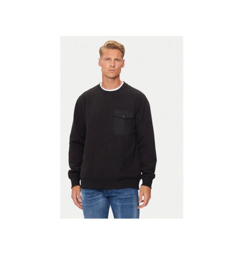 Мъжки спортен суитшърт  Черен BRAVE SOUL