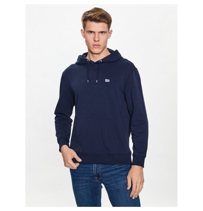 Мъжки спортен суичър -  745494 - Тъмносин - Памук Lee