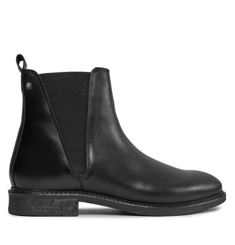 Мъжки спортни боти и боти до глезена  302895564 - Екокожа - Черен Jack  Jones