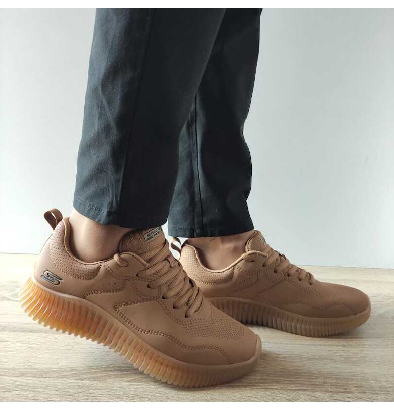 Мъжки спортни обувки 118174 Csnt - Кафяви Skechers