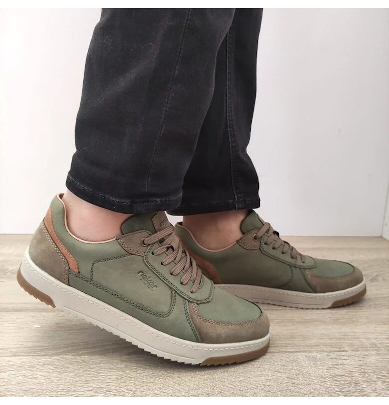 Мъжки спортни обувки  17506-52 Зелен Каки Rieker