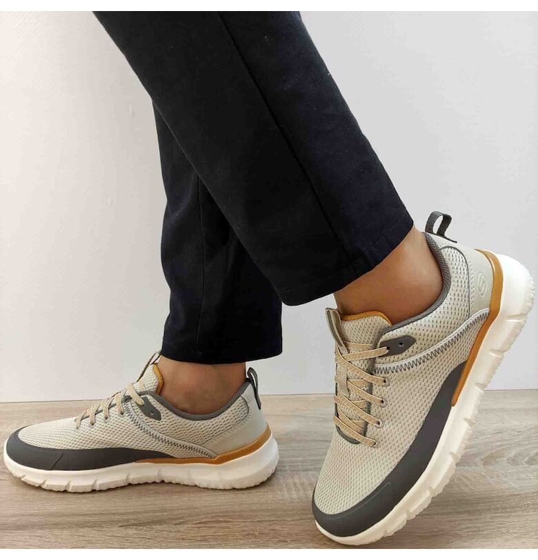 Мъжки спортни обувки  210573 Ntgy - 39.5 - бежови Skechers