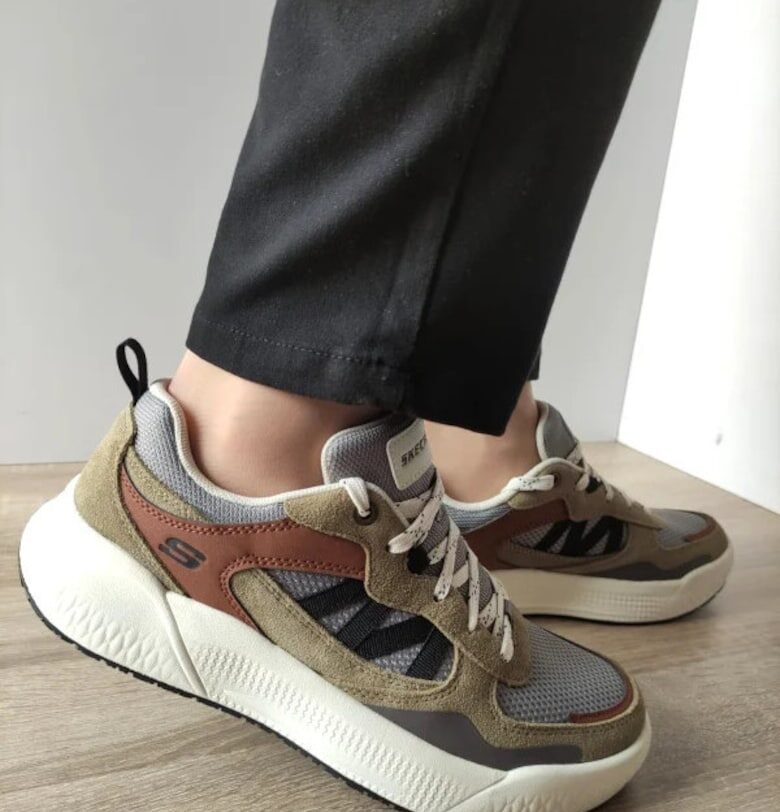 Мъжки спортни обувки  211007 Tpmt - Кафяви - 39.5 Skechers