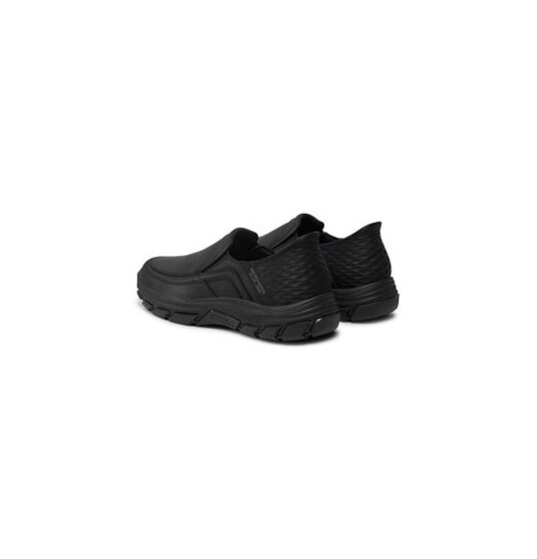 Мъжки спортни обувки  303969486 - Естествена кожа - Черен Skechers