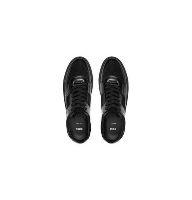 Мъжки спортни обувки  304260384 - Естествена кожа - Черен BOSS