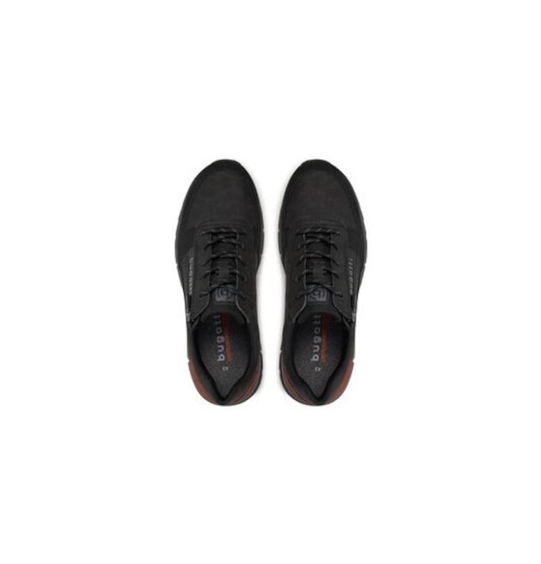 Мъжки спортни обувки  304524158 - Екокожа - Черни Bugatti