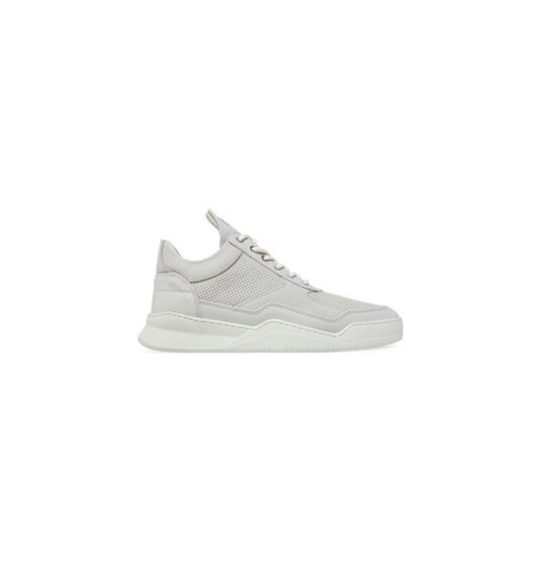 Мъжки спортни обувки  305042040 - Естествена кожа - Бели FILLING PIECES