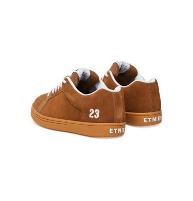 Мъжки спортни обувки - 4102000155 -  Естествена кожа - Кафяв etnies