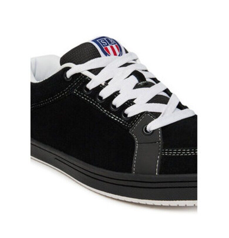 Мъжки спортни обувки - 4102000155 -  Естествена кожа - Черен etnies