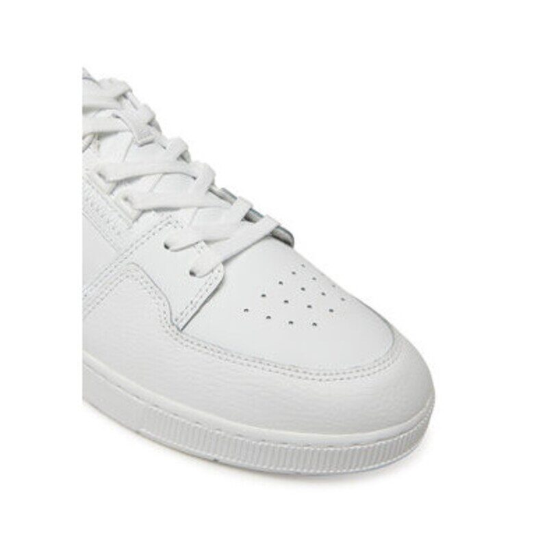 Мъжки спортни обувки - 748SMA0016 -  Естествена кожа - Бял Lacoste