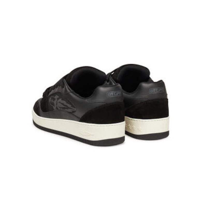 Мъжки спортни обувки - BB5013 PX234 -  Естествена кожа - Черен Enterprise Japan