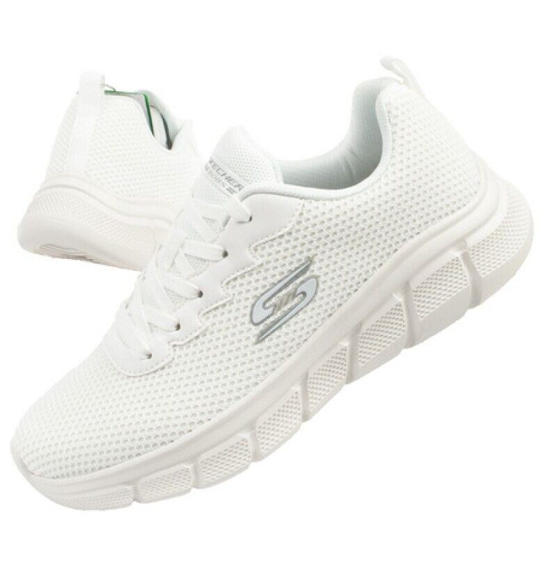 Мъжки спортни обувки -  BM191032 - бели Skechers
