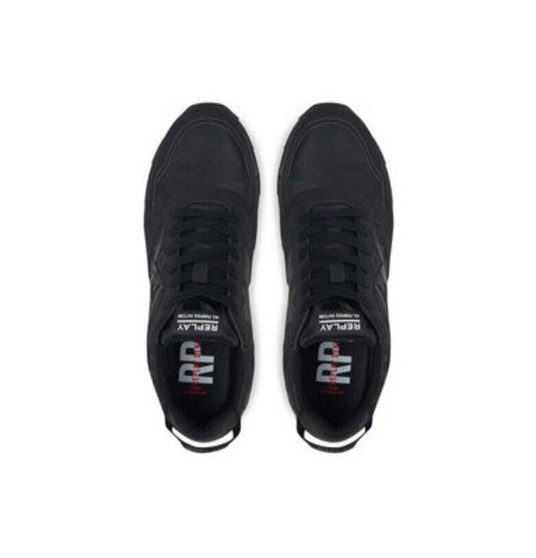 Мъжки спортни обувки - GMS68 .000.C0096T -  Текстил - Черни Replay