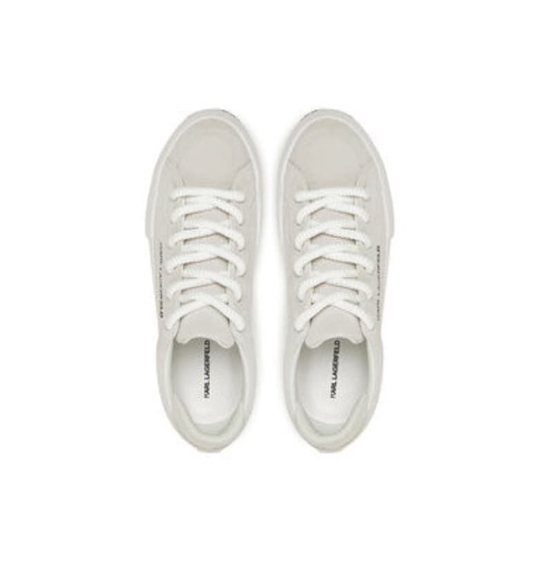 Мъжки маратонки - KL50722 -  Естествена кожа - 42 EU - Сив Karl Lagerfeld