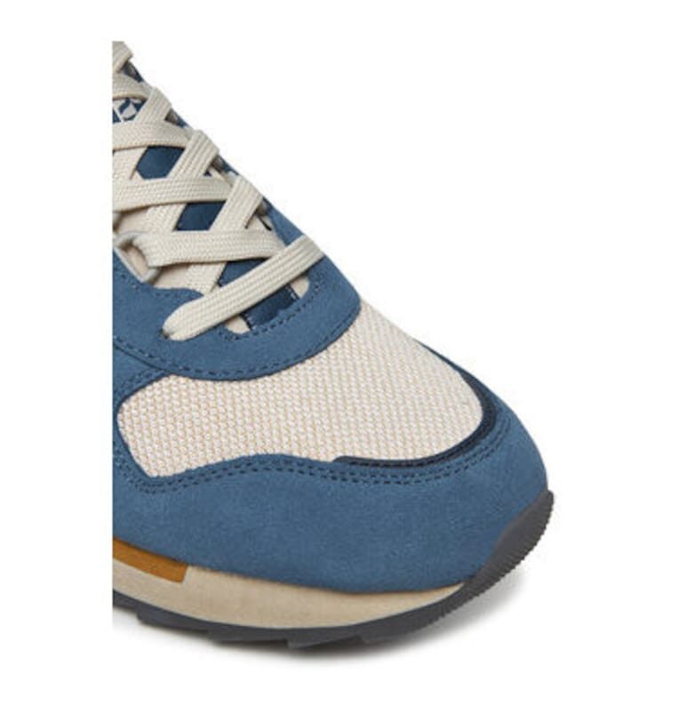 Мъжки спортни обувки - NP0A4IQH -  Текстил - 43 EU - Екрю/Син Napapijri