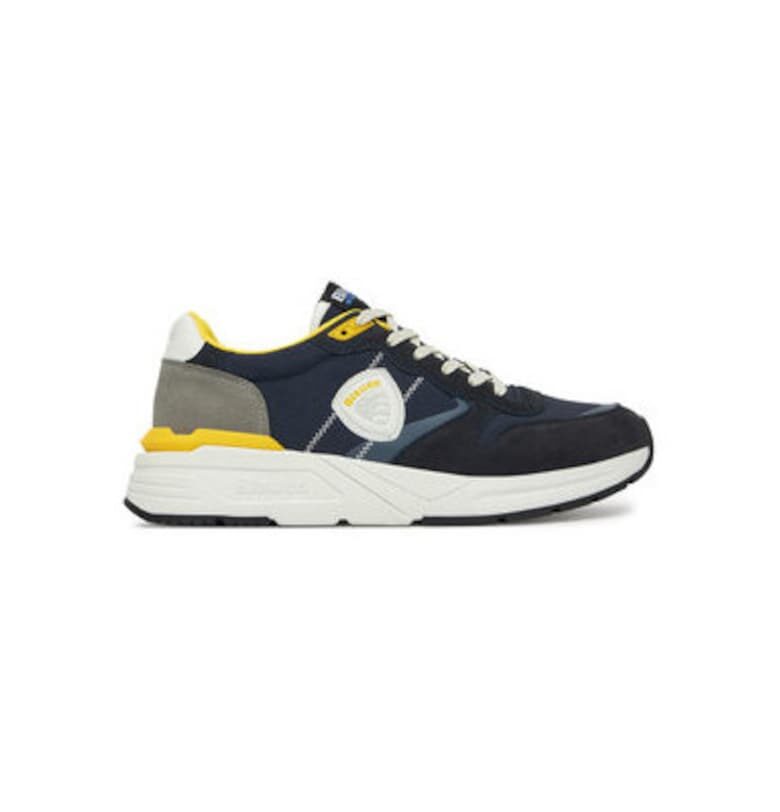 Мъжки спортни обувки - S5RAY01/NYN - Blue - Textile - 44 EU - Navy/Grey Blauer