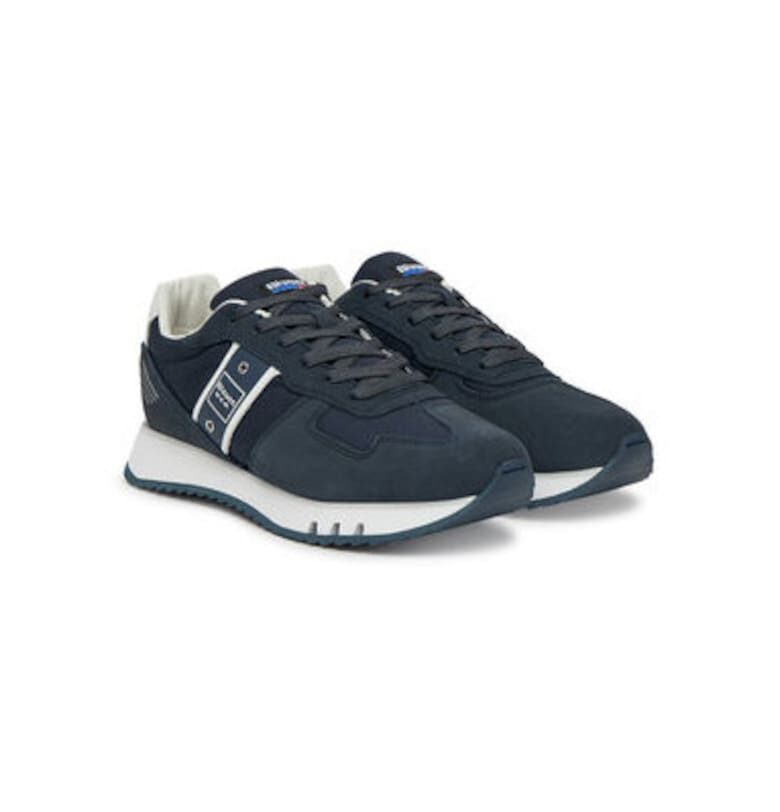 Мъжки спортни обувки - S5TOKYO01/MES -  Текстил Blauer