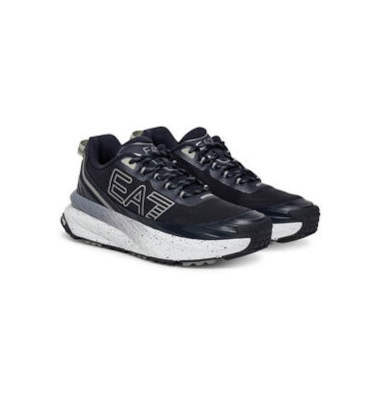 Мъжки спортни обувки - X8X177 XK381 -  Emporio Armani - Текстил - Тъмносин EA7